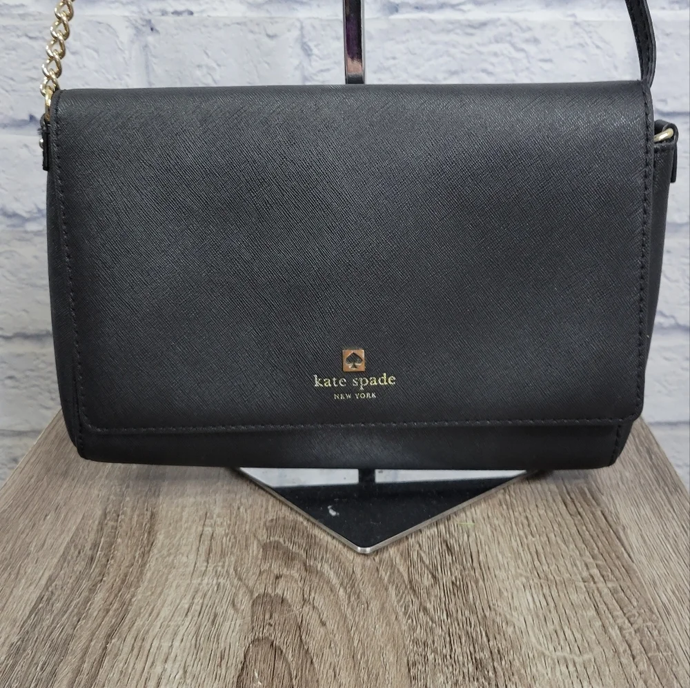 Kate Spade Black Leather Crossbody